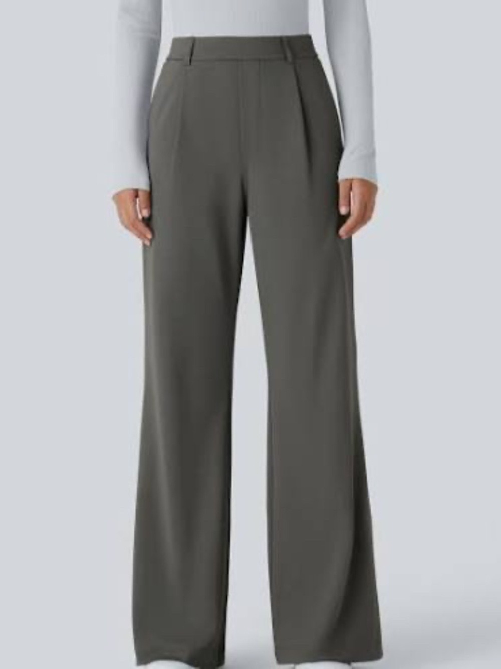 Halara Flex™ DayStretch High Waisted Pocket Straight Leg Work Pants-MED-NWT